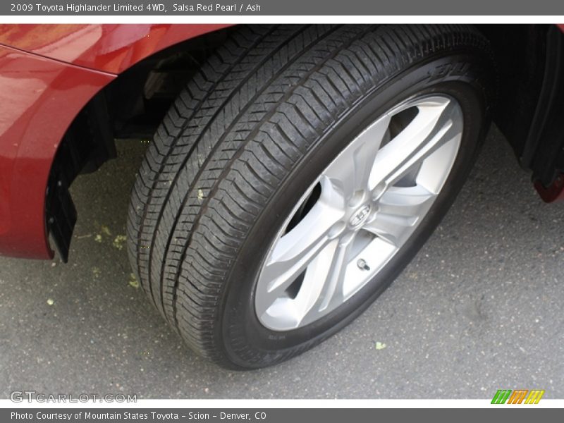 Salsa Red Pearl / Ash 2009 Toyota Highlander Limited 4WD