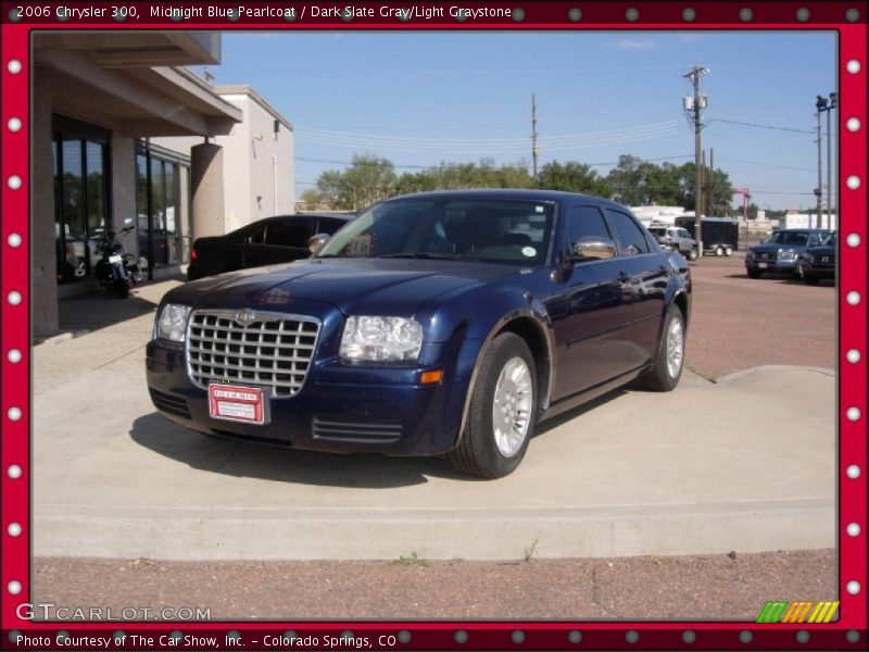 Midnight Blue Pearlcoat / Dark Slate Gray/Light Graystone 2006 Chrysler 300