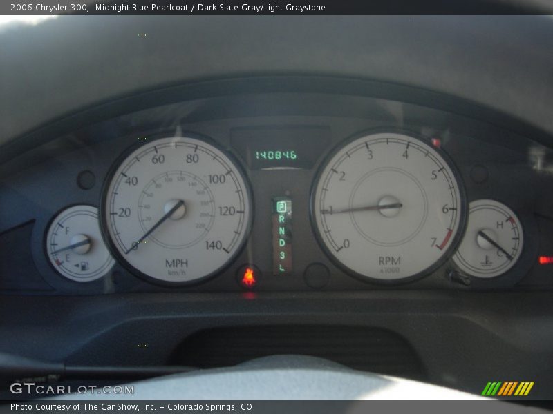 Midnight Blue Pearlcoat / Dark Slate Gray/Light Graystone 2006 Chrysler 300