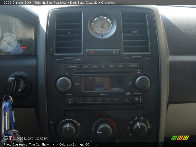 Midnight Blue Pearlcoat / Dark Slate Gray/Light Graystone 2006 Chrysler 300