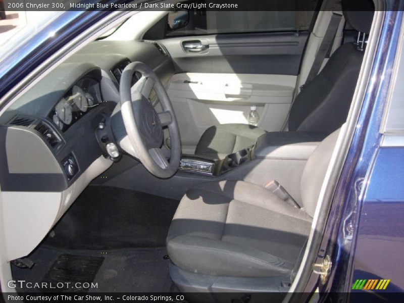 Midnight Blue Pearlcoat / Dark Slate Gray/Light Graystone 2006 Chrysler 300