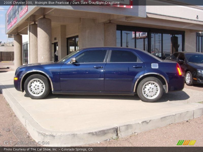 Midnight Blue Pearlcoat / Dark Slate Gray/Light Graystone 2006 Chrysler 300
