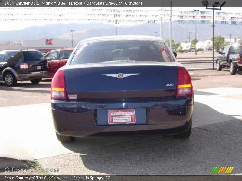 Midnight Blue Pearlcoat / Dark Slate Gray/Light Graystone 2006 Chrysler 300