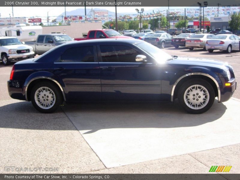 Midnight Blue Pearlcoat / Dark Slate Gray/Light Graystone 2006 Chrysler 300