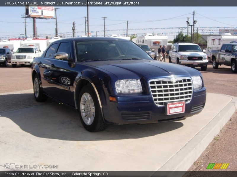 Midnight Blue Pearlcoat / Dark Slate Gray/Light Graystone 2006 Chrysler 300