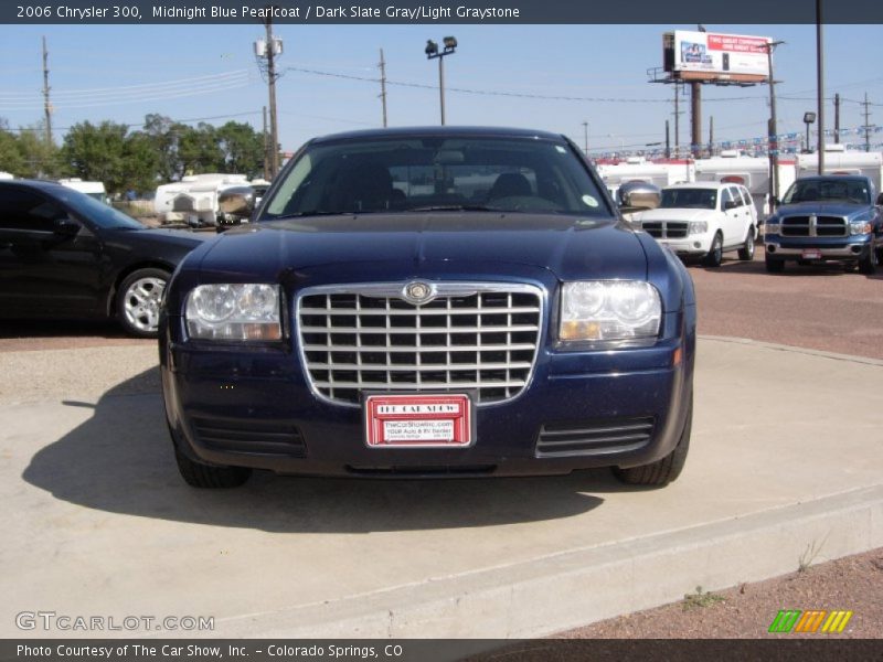 Midnight Blue Pearlcoat / Dark Slate Gray/Light Graystone 2006 Chrysler 300