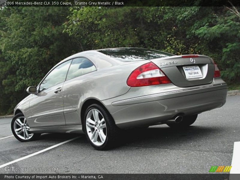 Granite Grey Metallic / Black 2006 Mercedes-Benz CLK 350 Coupe