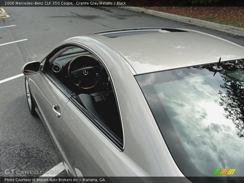 Granite Grey Metallic / Black 2006 Mercedes-Benz CLK 350 Coupe