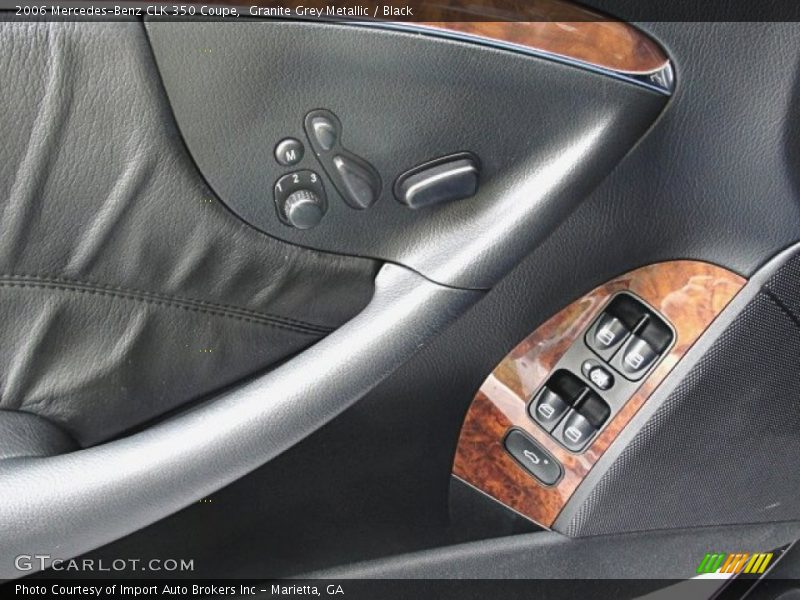 Granite Grey Metallic / Black 2006 Mercedes-Benz CLK 350 Coupe