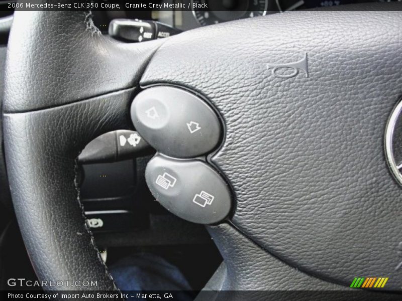 Granite Grey Metallic / Black 2006 Mercedes-Benz CLK 350 Coupe