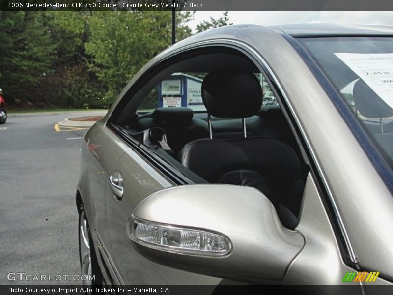 Granite Grey Metallic / Black 2006 Mercedes-Benz CLK 350 Coupe