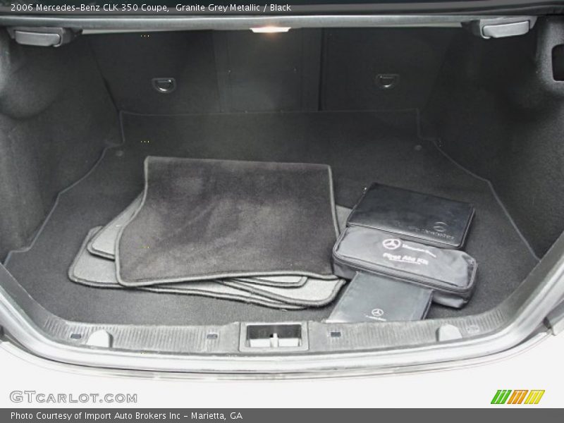 Granite Grey Metallic / Black 2006 Mercedes-Benz CLK 350 Coupe