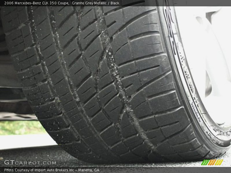 Granite Grey Metallic / Black 2006 Mercedes-Benz CLK 350 Coupe