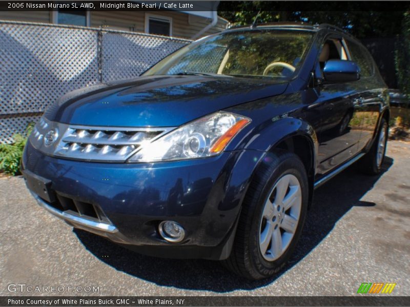 Midnight Blue Pearl / Cafe Latte 2006 Nissan Murano SL AWD