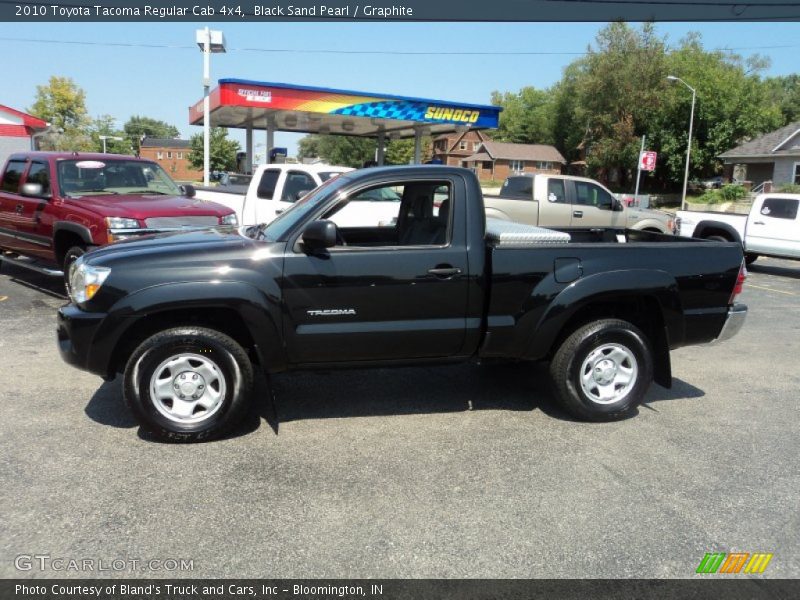 Black Sand Pearl / Graphite 2010 Toyota Tacoma Regular Cab 4x4