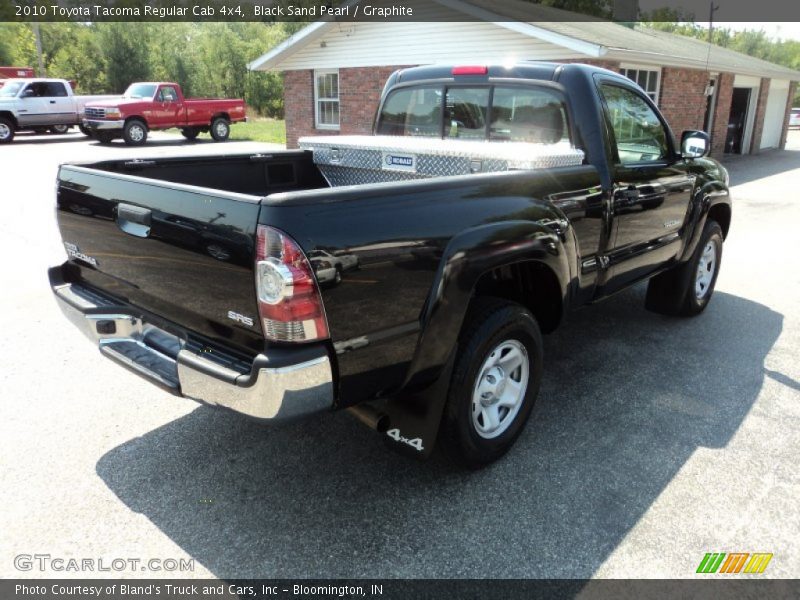 Black Sand Pearl / Graphite 2010 Toyota Tacoma Regular Cab 4x4