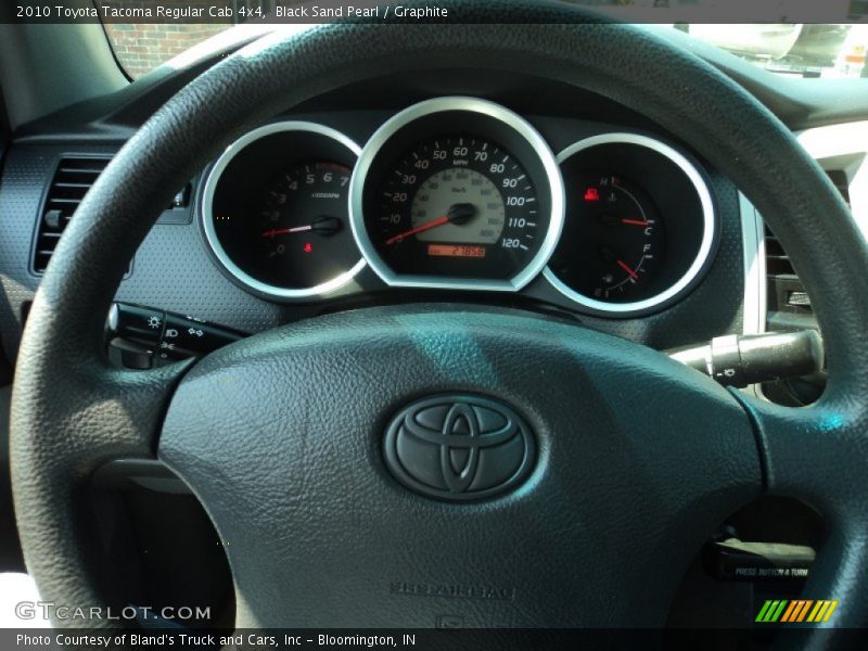 Black Sand Pearl / Graphite 2010 Toyota Tacoma Regular Cab 4x4