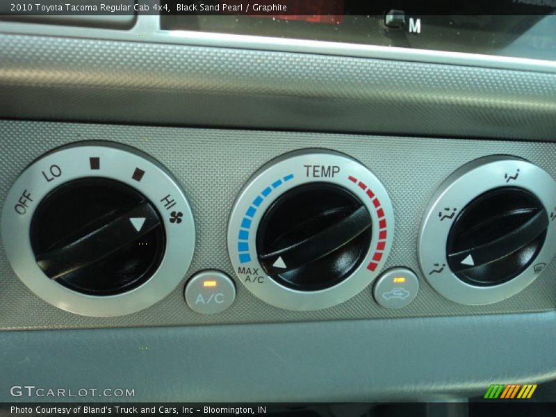 Black Sand Pearl / Graphite 2010 Toyota Tacoma Regular Cab 4x4