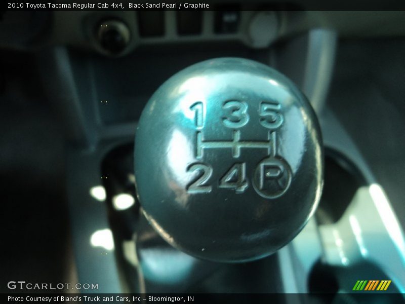 Black Sand Pearl / Graphite 2010 Toyota Tacoma Regular Cab 4x4