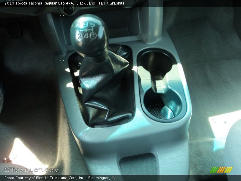 Black Sand Pearl / Graphite 2010 Toyota Tacoma Regular Cab 4x4