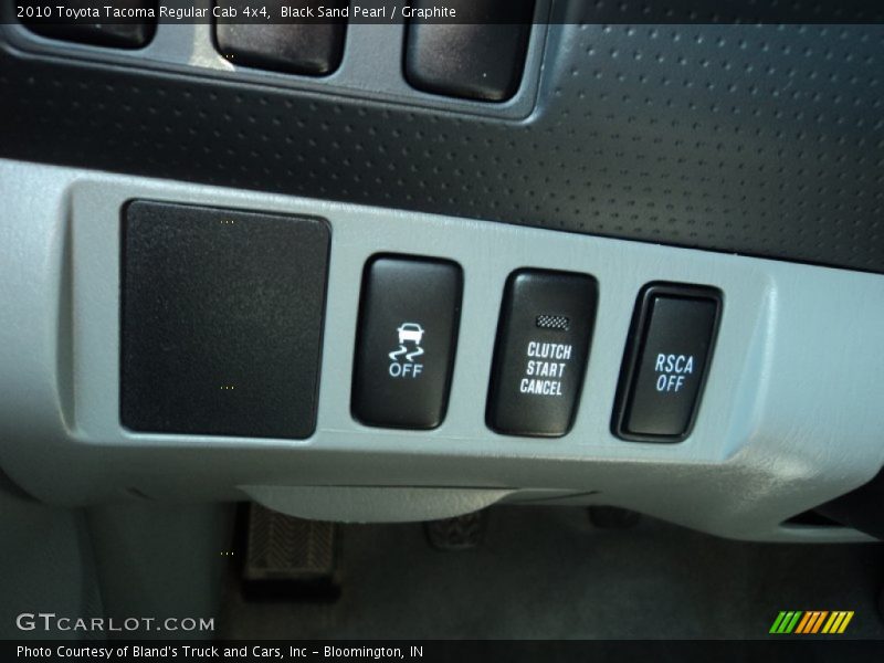 Black Sand Pearl / Graphite 2010 Toyota Tacoma Regular Cab 4x4