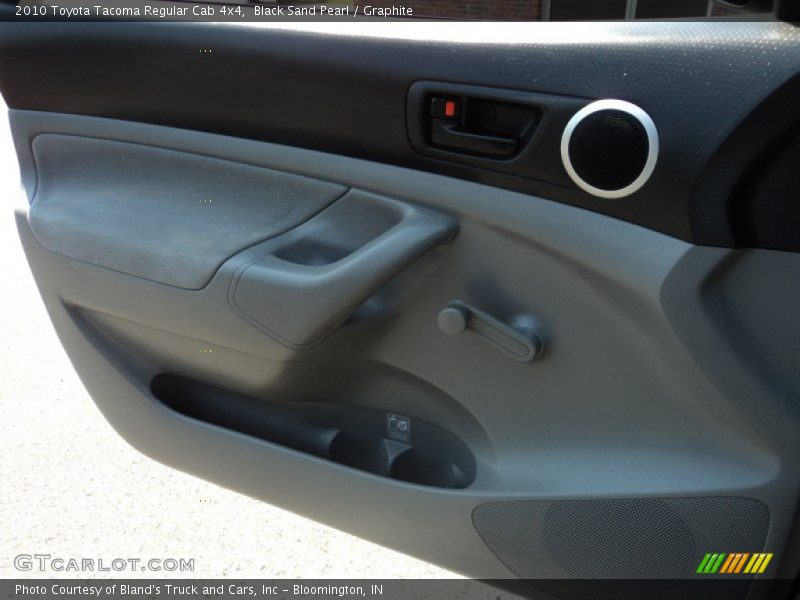 Black Sand Pearl / Graphite 2010 Toyota Tacoma Regular Cab 4x4