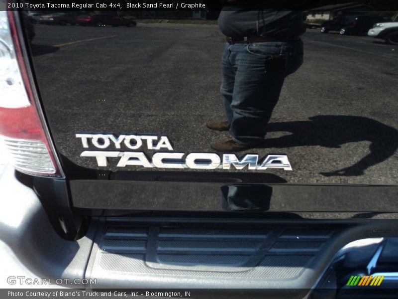 Black Sand Pearl / Graphite 2010 Toyota Tacoma Regular Cab 4x4