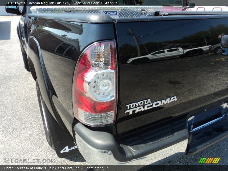 Black Sand Pearl / Graphite 2010 Toyota Tacoma Regular Cab 4x4