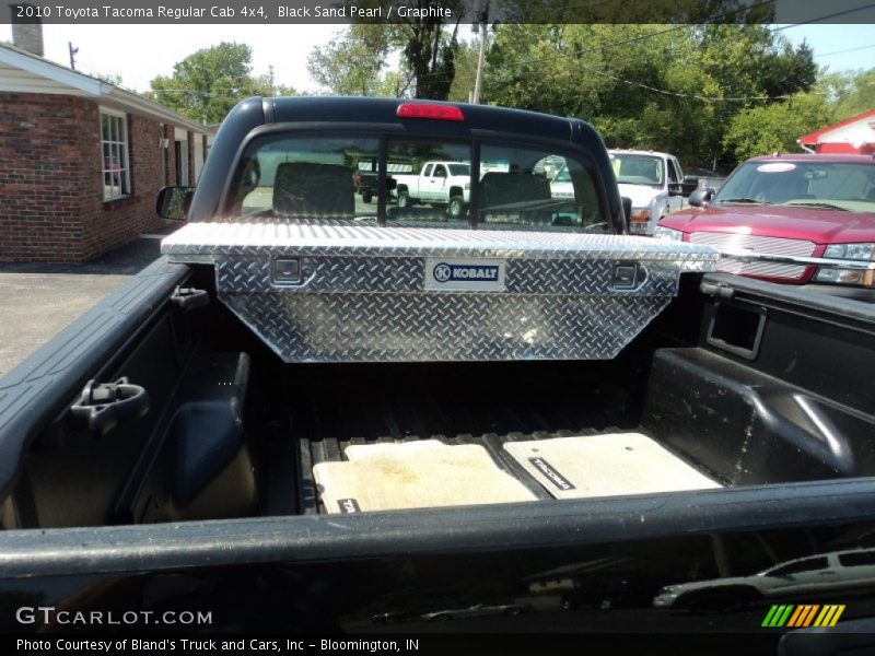 Black Sand Pearl / Graphite 2010 Toyota Tacoma Regular Cab 4x4