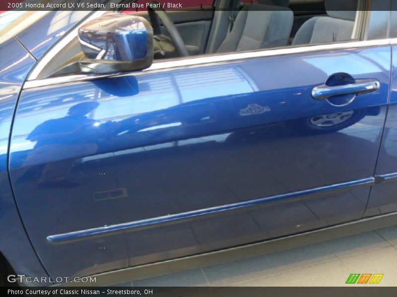 Eternal Blue Pearl / Black 2005 Honda Accord LX V6 Sedan