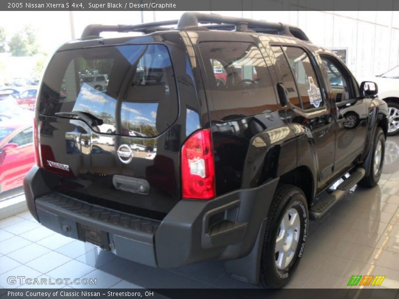 Super Black / Desert/Graphite 2005 Nissan Xterra S 4x4