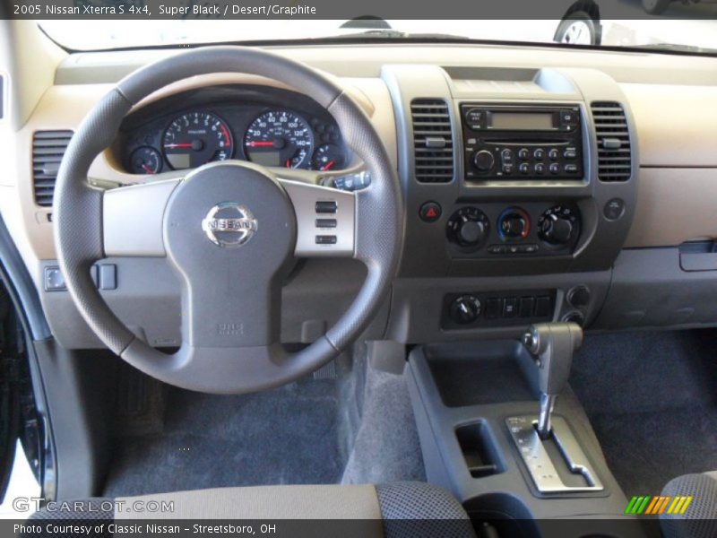 Super Black / Desert/Graphite 2005 Nissan Xterra S 4x4