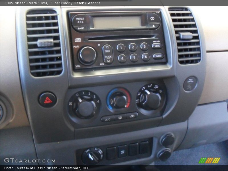 Super Black / Desert/Graphite 2005 Nissan Xterra S 4x4