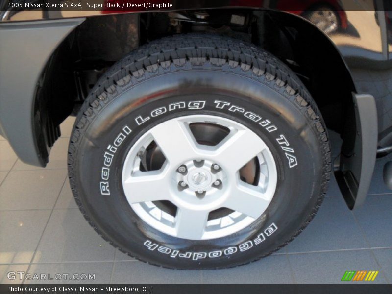 Super Black / Desert/Graphite 2005 Nissan Xterra S 4x4
