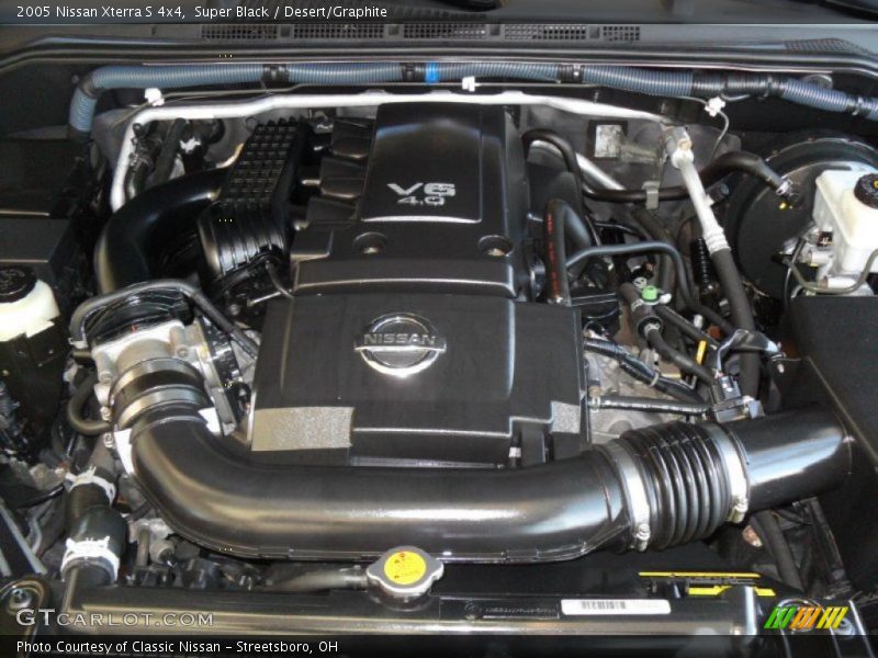 Super Black / Desert/Graphite 2005 Nissan Xterra S 4x4