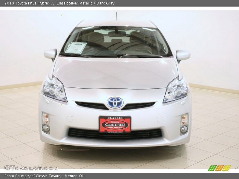 Classic Silver Metallic / Dark Gray 2010 Toyota Prius Hybrid V