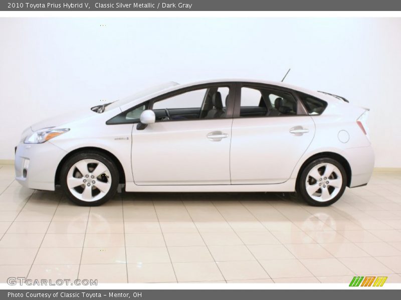 Classic Silver Metallic / Dark Gray 2010 Toyota Prius Hybrid V