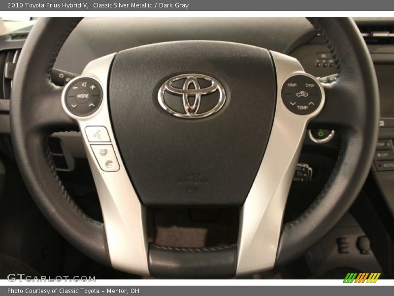 Classic Silver Metallic / Dark Gray 2010 Toyota Prius Hybrid V