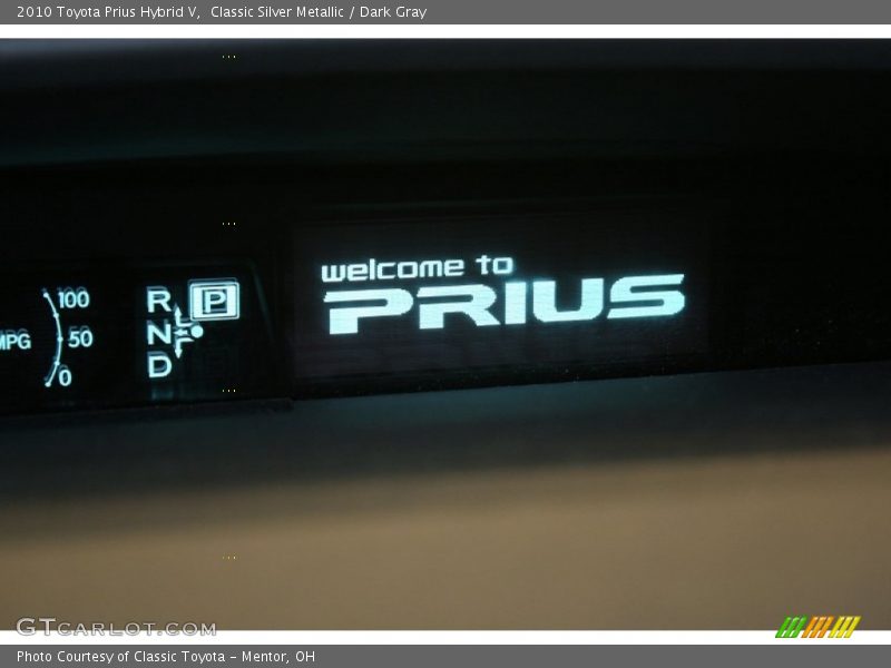 Classic Silver Metallic / Dark Gray 2010 Toyota Prius Hybrid V