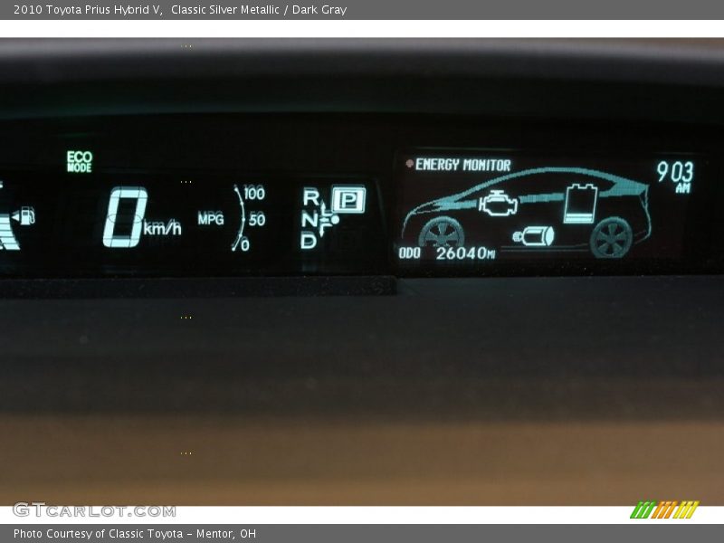 Classic Silver Metallic / Dark Gray 2010 Toyota Prius Hybrid V
