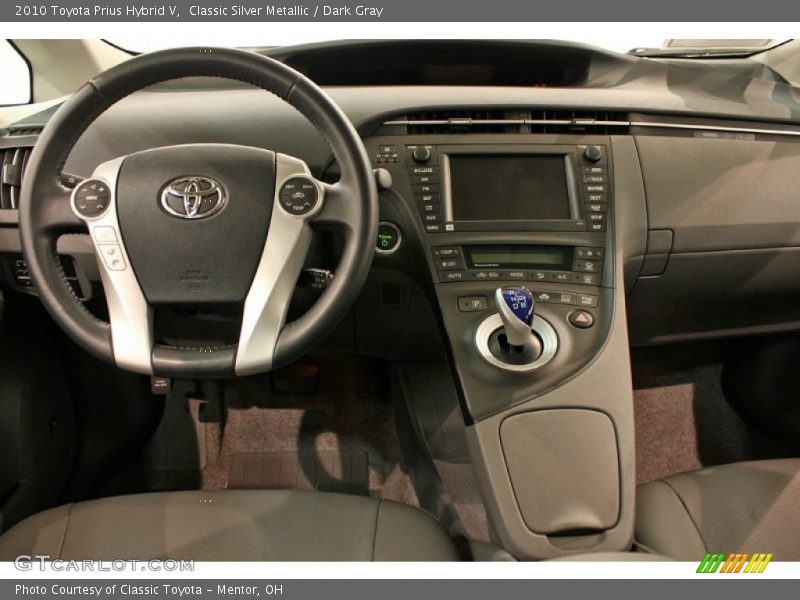 Classic Silver Metallic / Dark Gray 2010 Toyota Prius Hybrid V