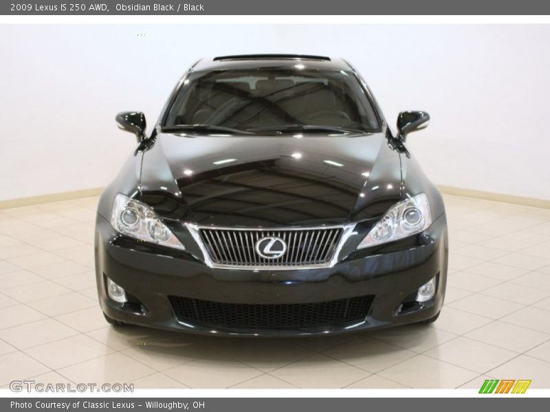 Obsidian Black / Black 2009 Lexus IS 250 AWD