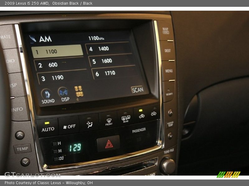 Obsidian Black / Black 2009 Lexus IS 250 AWD