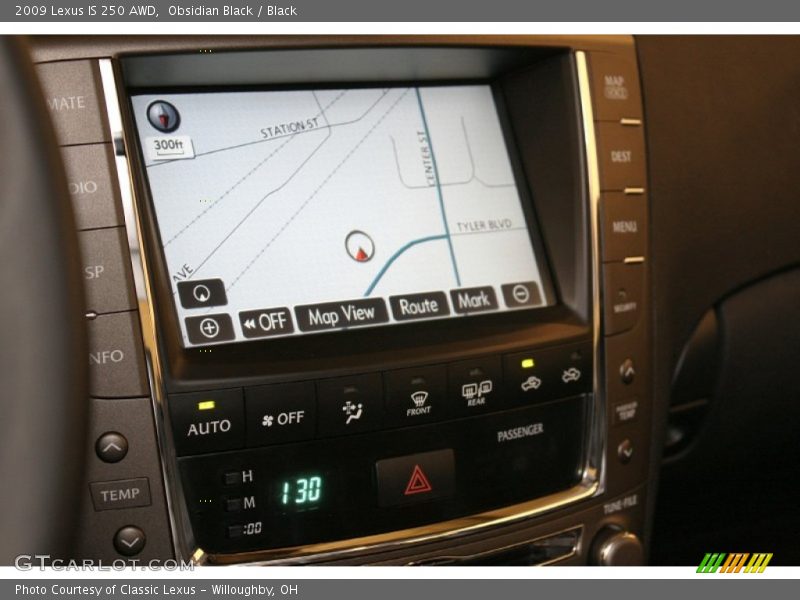 Obsidian Black / Black 2009 Lexus IS 250 AWD