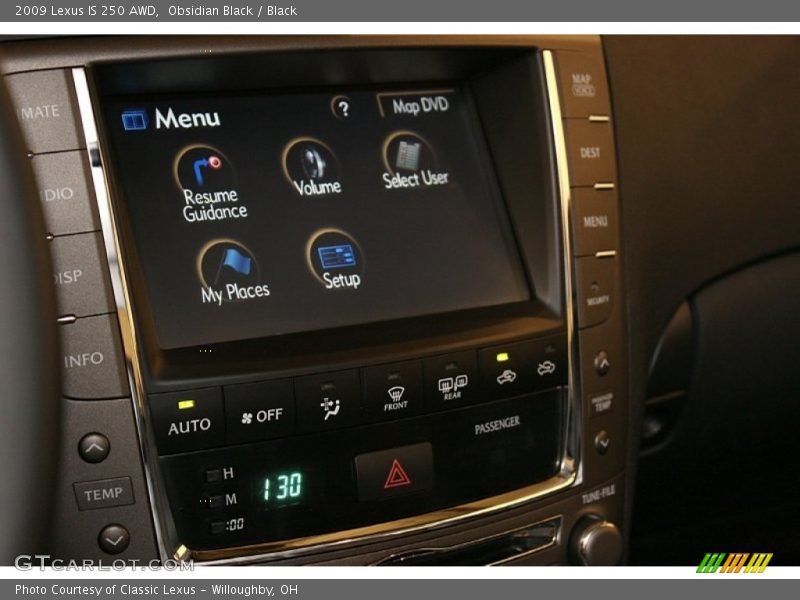 Obsidian Black / Black 2009 Lexus IS 250 AWD