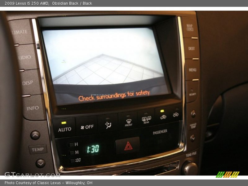 Obsidian Black / Black 2009 Lexus IS 250 AWD