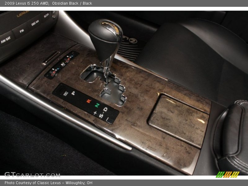 Obsidian Black / Black 2009 Lexus IS 250 AWD