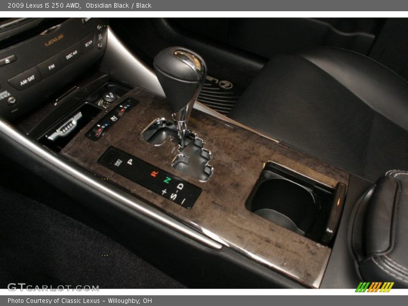 Obsidian Black / Black 2009 Lexus IS 250 AWD