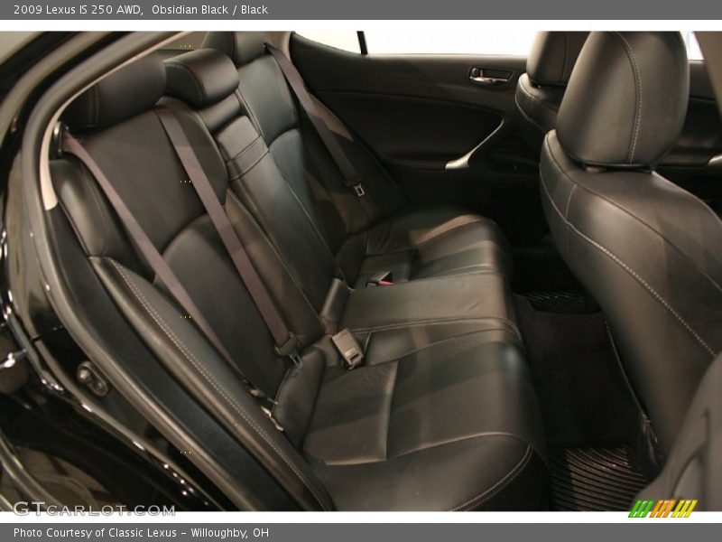 Obsidian Black / Black 2009 Lexus IS 250 AWD