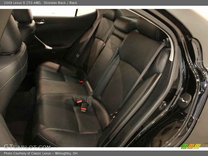Obsidian Black / Black 2009 Lexus IS 250 AWD